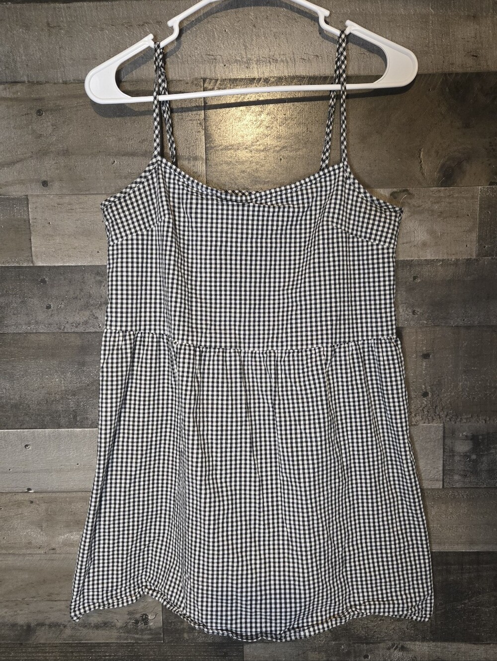 Urban Renewal Black and White Gingham dress